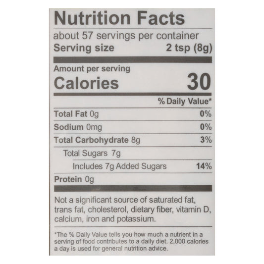 Organic Coconut Palm Sugar, 16 Oz, Case of 6