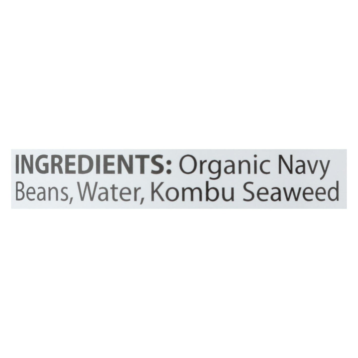 Eden Foods Navy Beans - Organic - Case Of 12 - 15 Oz.