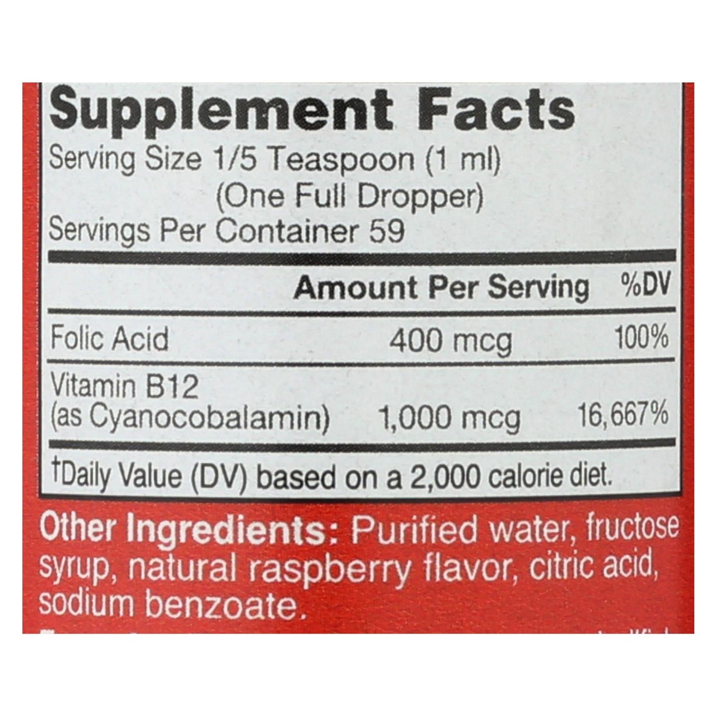 Bricker Labs Blast B12 & Folic Acid - 2 Fl Oz