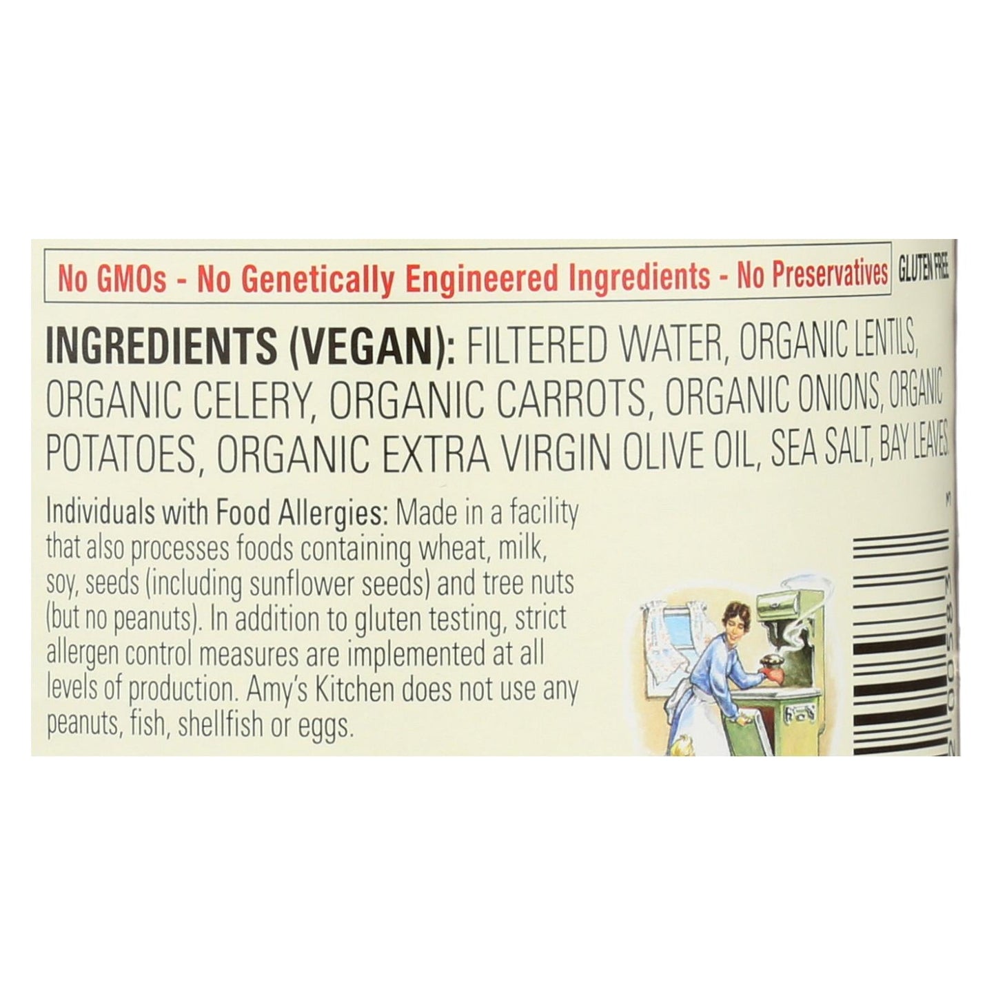 Amy's Organic Low Sodium Lentil Soup, 12-Pack, 14.5 Oz