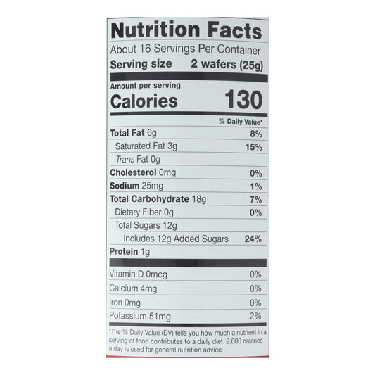 Pirouline Chocolate Hazelnut Wafers - 6 Pack, 14 Oz