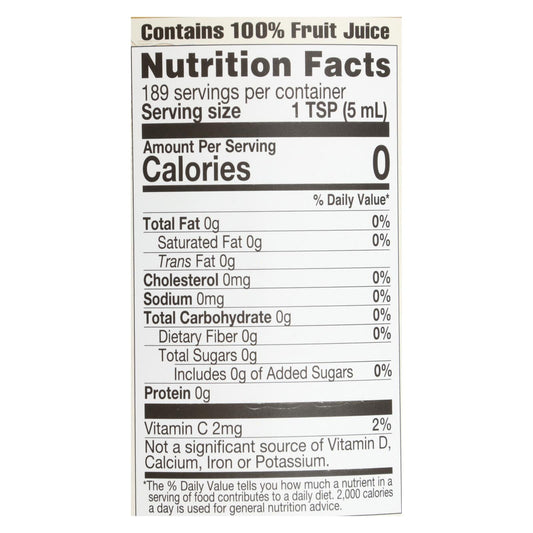 Lakewood Organic Pure Lemon Juice, 32 fl oz, 6-Pack