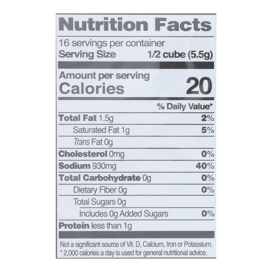 Edwards & Sons Natural Bouillon Cubes, Not Beef, 3.1 oz, 12-Pack