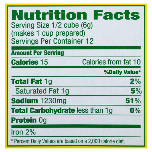 Knorr Extra Large Chicken Bouillon Cubes, 2.5 Oz, 24 Pack