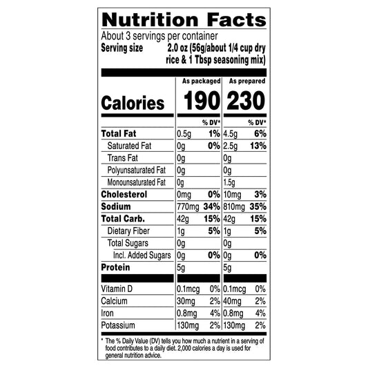 Near East Original Rice Pilaf Mix, 3 Pack, 4 Cases