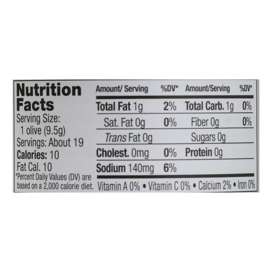 Jeff's Natural Garlic Stuffed Olives - 6 Pack, 7.5 Oz Each