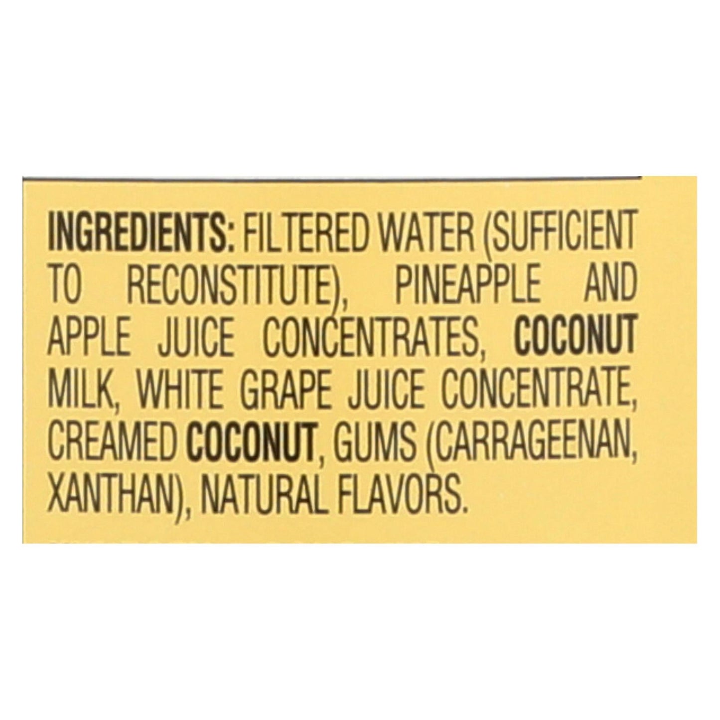 Rw Knudsen Pineapple Coconut Juice - Case of 6 - 32 FZ