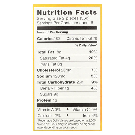 Pamela's Honey Graham Crackers, Case of 6, 7.5 Oz