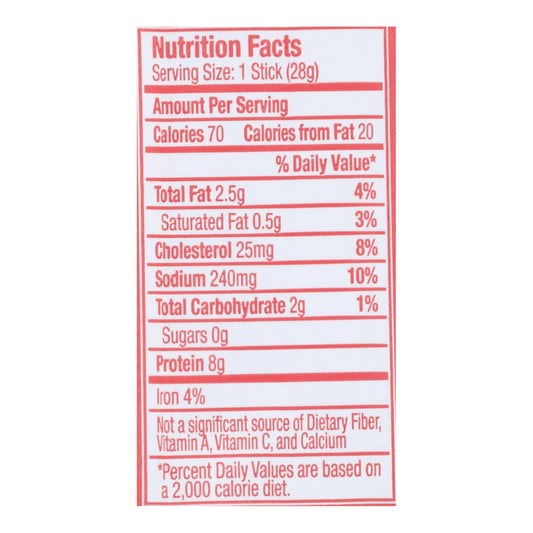 Vermont Smoke And Cure Realsticks - Turkey Pepperoni - 1 Oz - Case Of 24