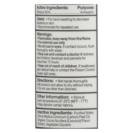 Everyone - Hand Sanitizer Spray - - Cocnut - Dsp - 2 Oz - 1 Case