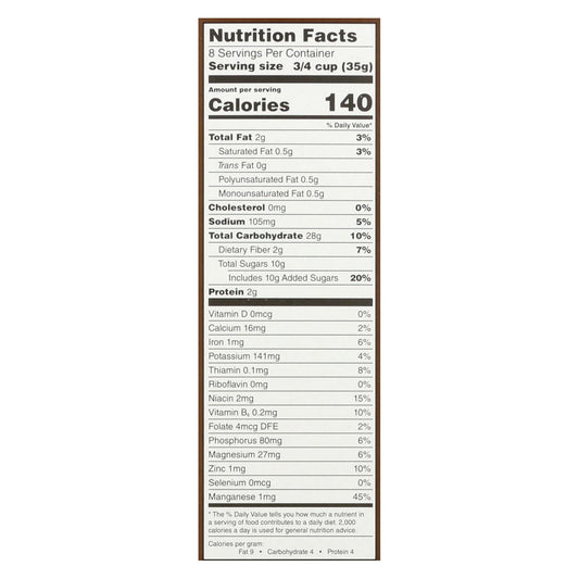 One Degree Organic Sprouted Brown Rice Cacao Crisps 6x10oz