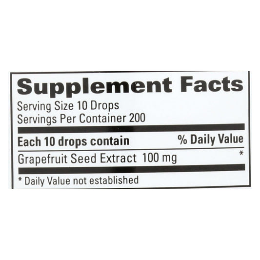 Nutribiotic Grapefruit Seed Concentrate - 1-2 fl oz