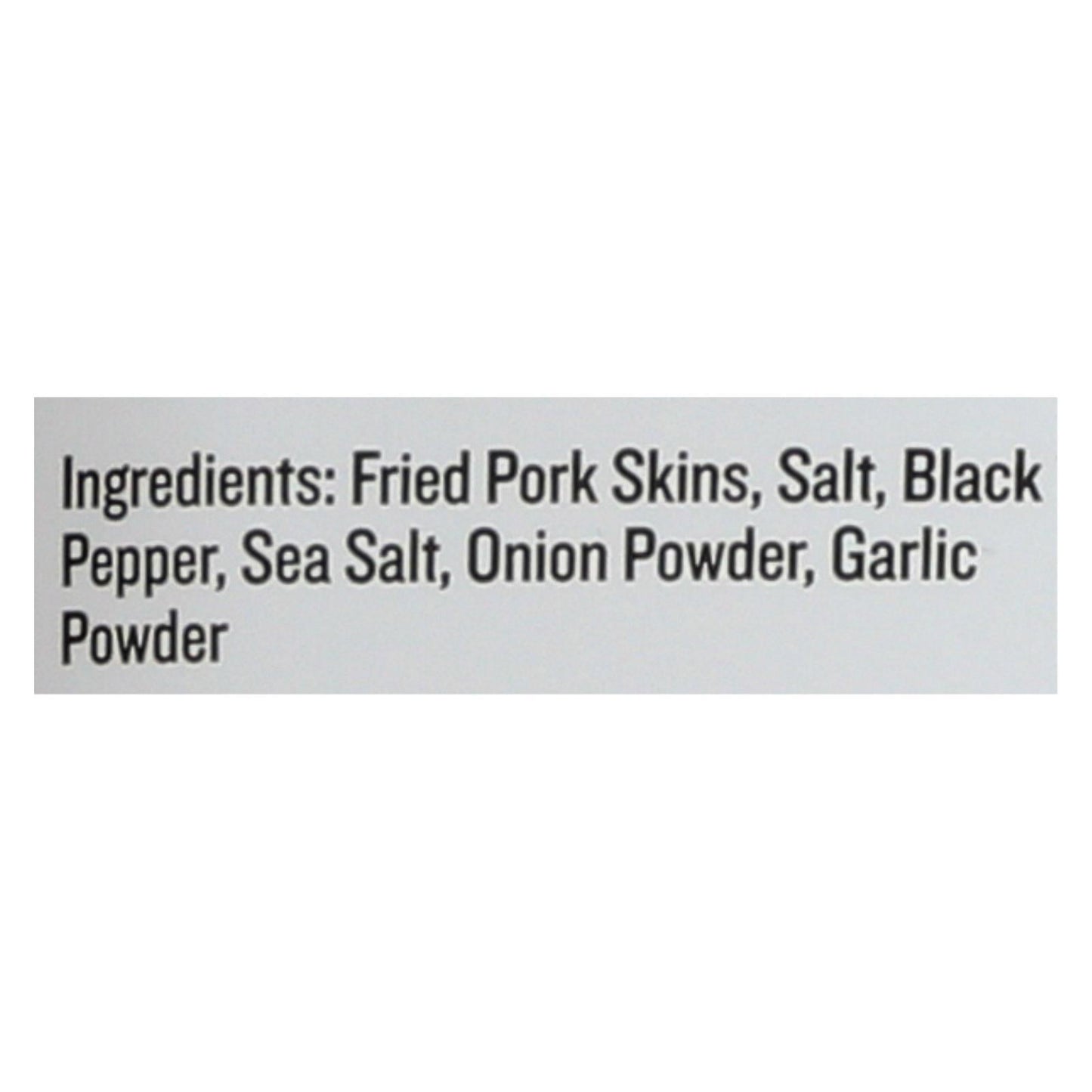 Epic Sea Salt & Pepper Pork Rinds, Case of 12, 2.5 Oz Each