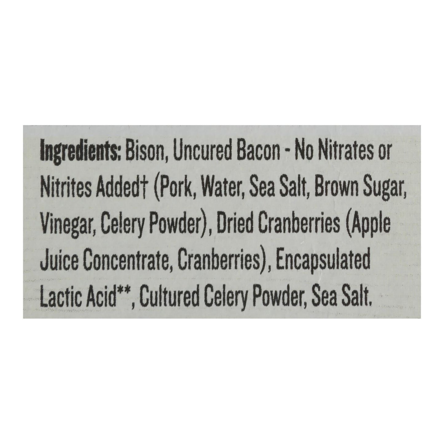 Epic - Bar Bison Uncrd Bcn Crbry - Case of 8-5.2 OZ