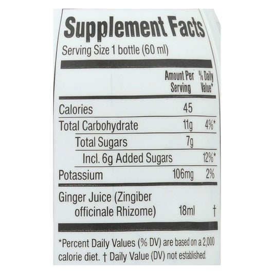 Ginger People - Lemon Ginger Shot Rescue, 12 Pack