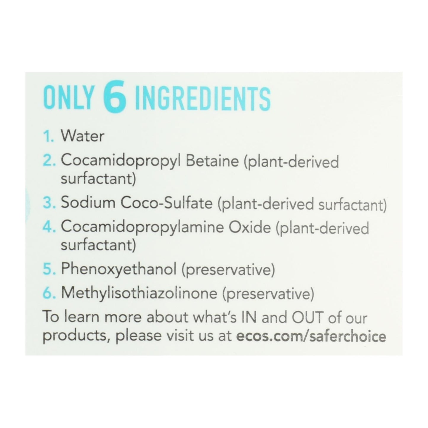 Ecos Ultra Natural Laundry Detergent, Free & Clear, 4x100oz