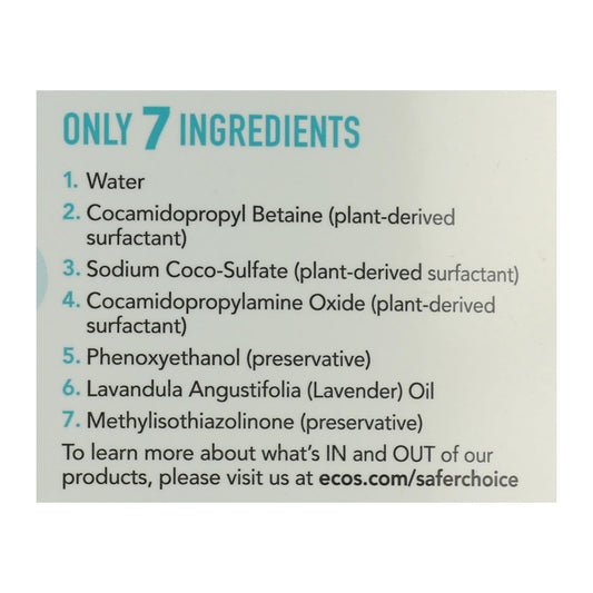 Ecos Ultra Natural Lavender Laundry Detergent 4x100 Fl Oz