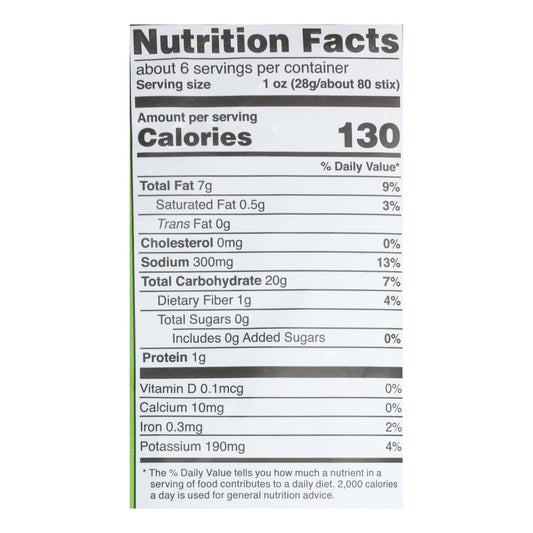 Good Health Sea Salt Veggie Stix - Case Of 10 - 6.25 Oz