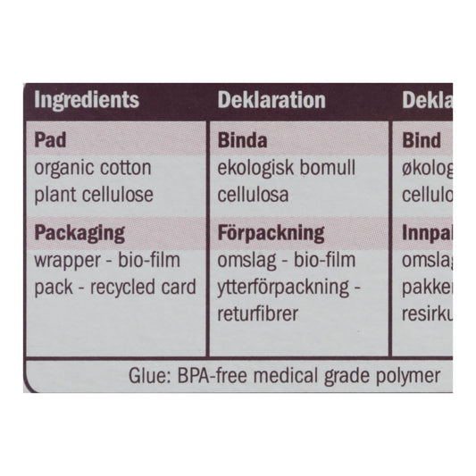 Natracare Ultra Extra Pads w/wings - Normal - 12 Count