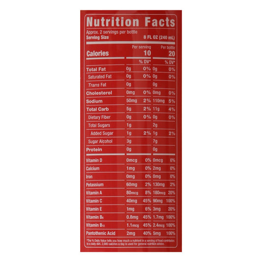 Roar Organic - Water Og2 Strwbry Lemonad - CS of 12-18 FZ