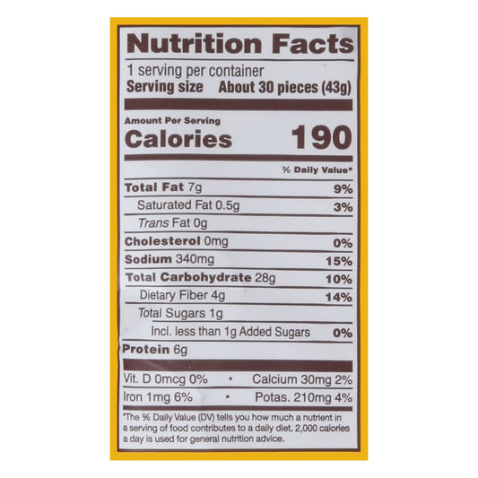 Hippeas - Chickpea Puff White Cheddar - Case of 6-1.5 Ounces