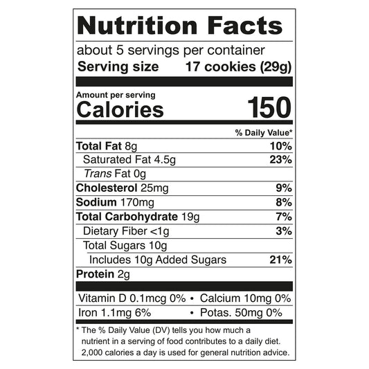 Tate's Chocolate Chip Cookies - 6 Pack, 5.5 OZ Each