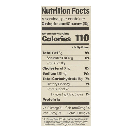 Cauliflower Cheddar Crackers - Case of 6 - 4 Oz