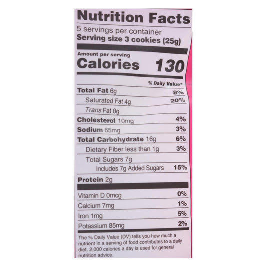 Michel Et Augustin Dark Chocolate Shortbread - 6 Pack