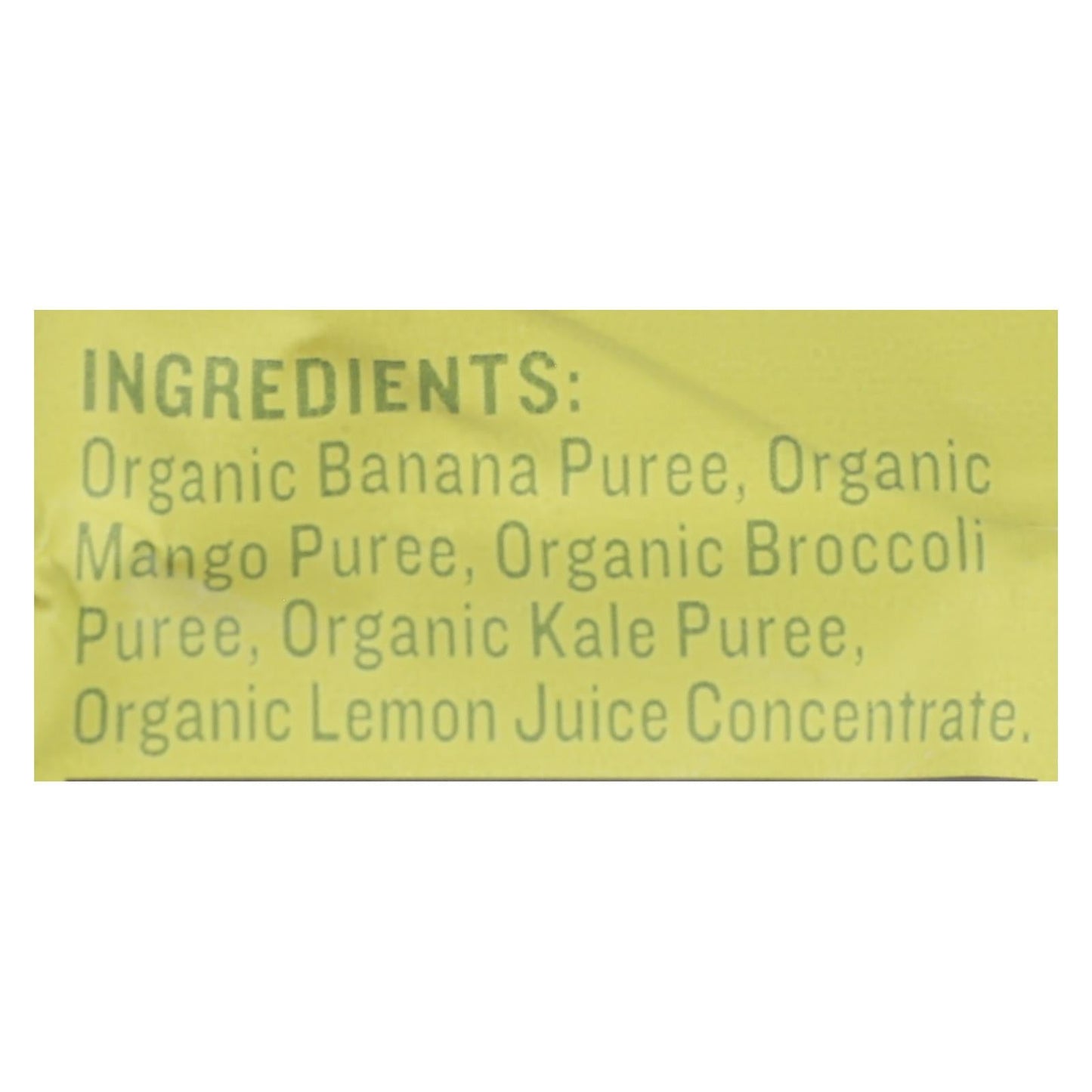 Peter Rabbit Organics Veggie Snacks - Kale Broccoli And Mango With Banana - Case Of 10 - 4.4 Oz.