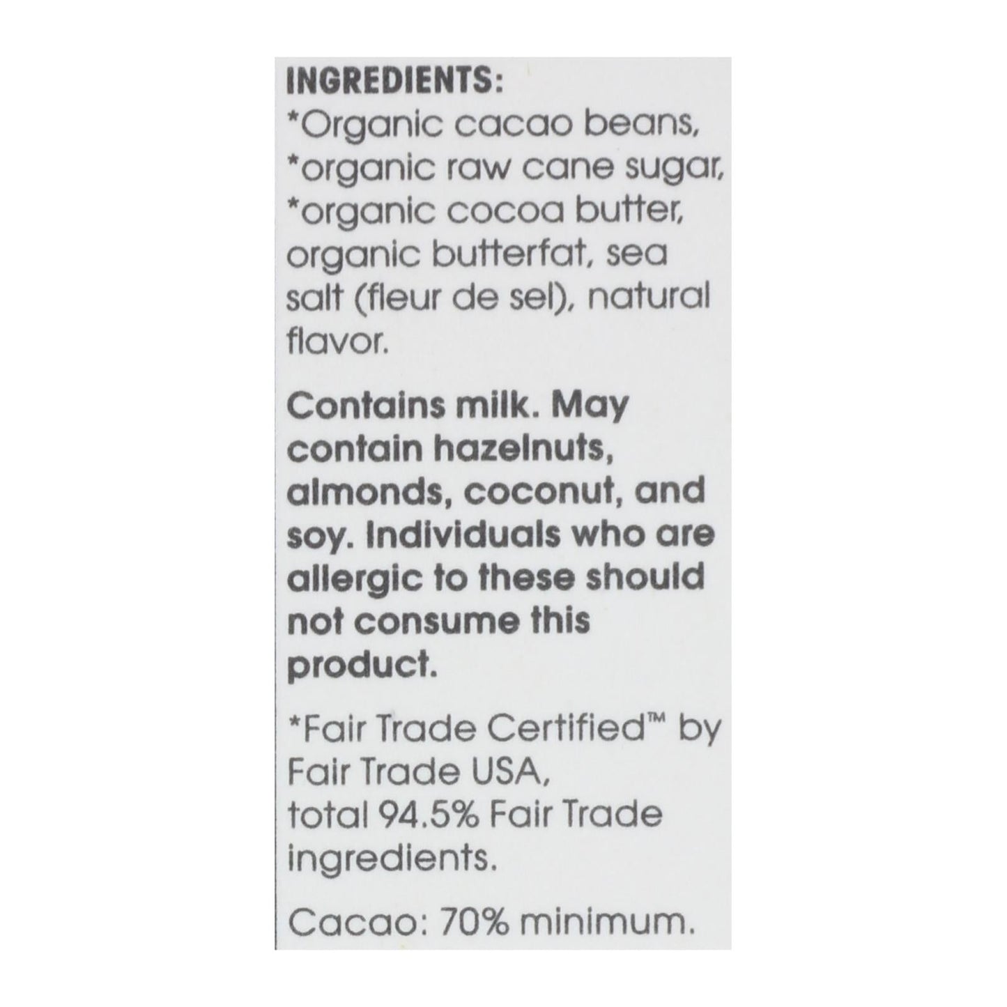 Alter Eco Organic Dark Salted Brown Butter Chocolate 2.82oz