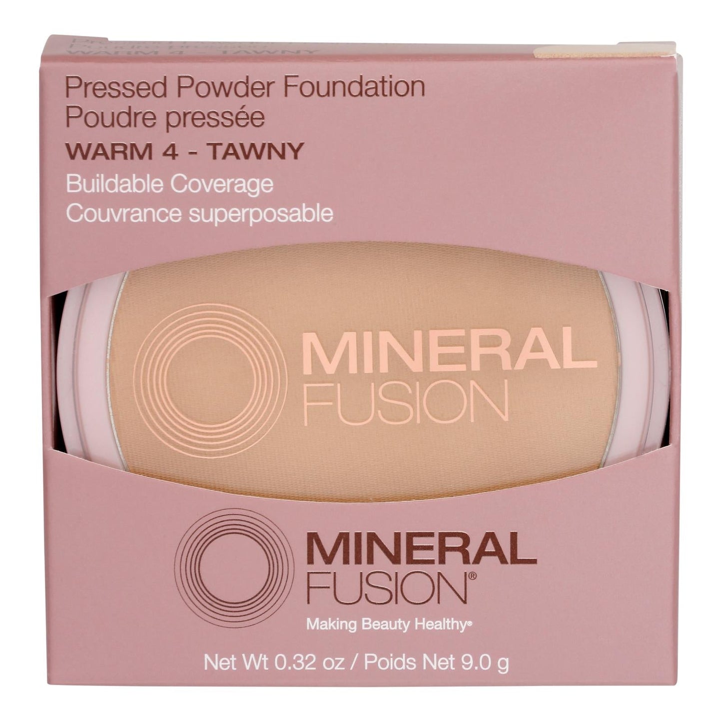 Mineral Fusion - Mkup Pressed Powder Warm 4 - 1 Each-.32 Oz