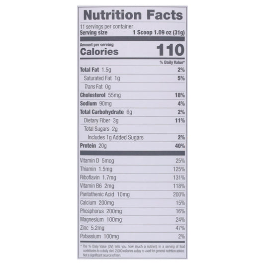 Designer Whey - Protein Powder - French Vanilla - 12 Oz