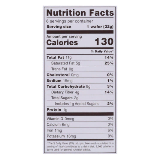 Rip Van Wafels - Wafers Chocolate Hazelnut - CS of 6-4.68 OZ