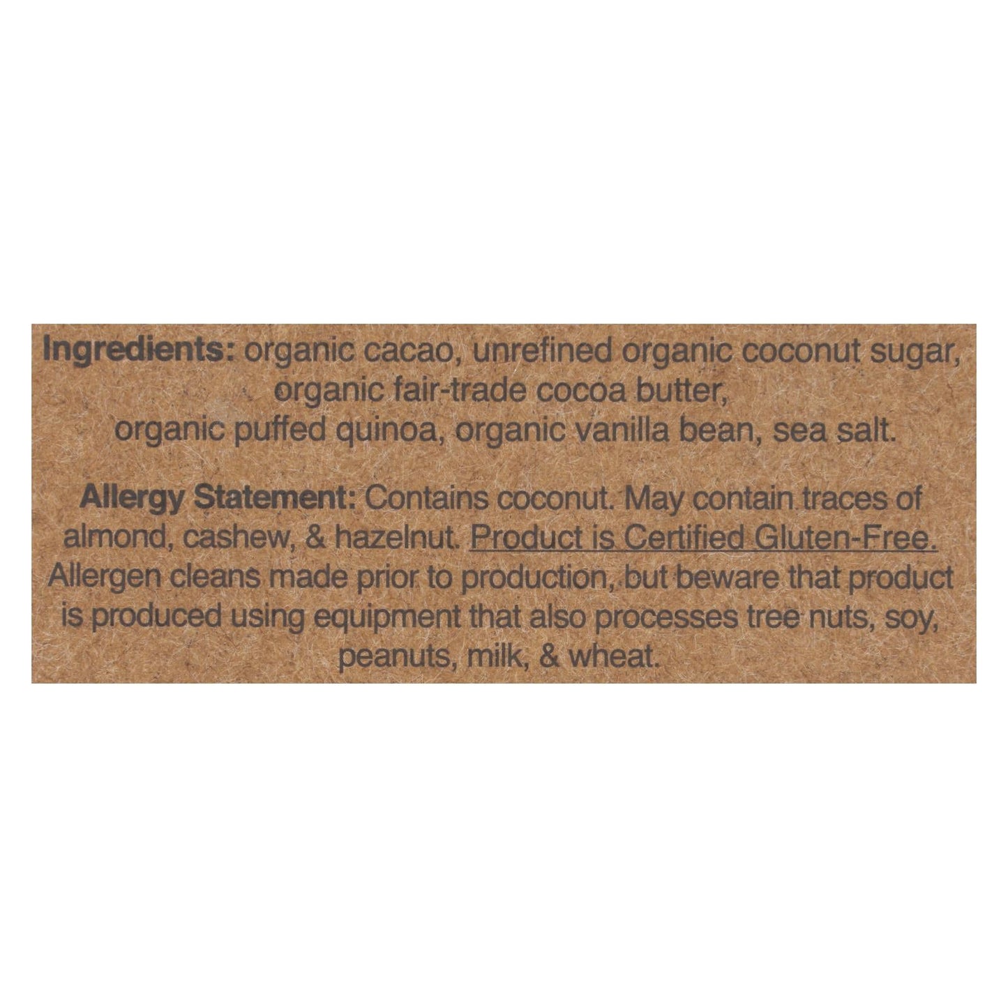 Hu - Dark Chocolate Bar Vanilla Crunch - Case of 12-2.1 OZ