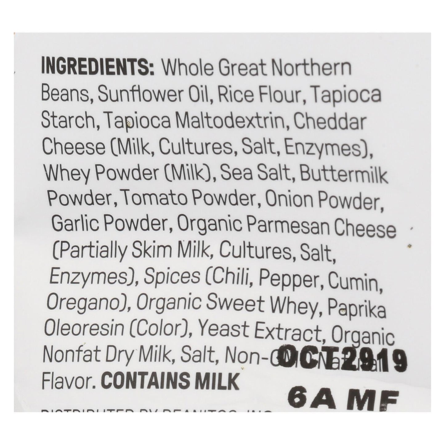 Beanitos Nacho Nation White Bean Chips, 6 Pack, 4.5 Oz