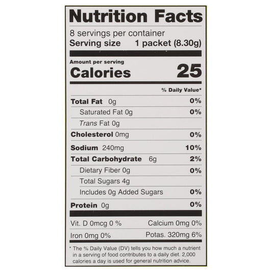 Cure Hydration Lime Drink Mix - 8 Pack, 0.29 oz Each