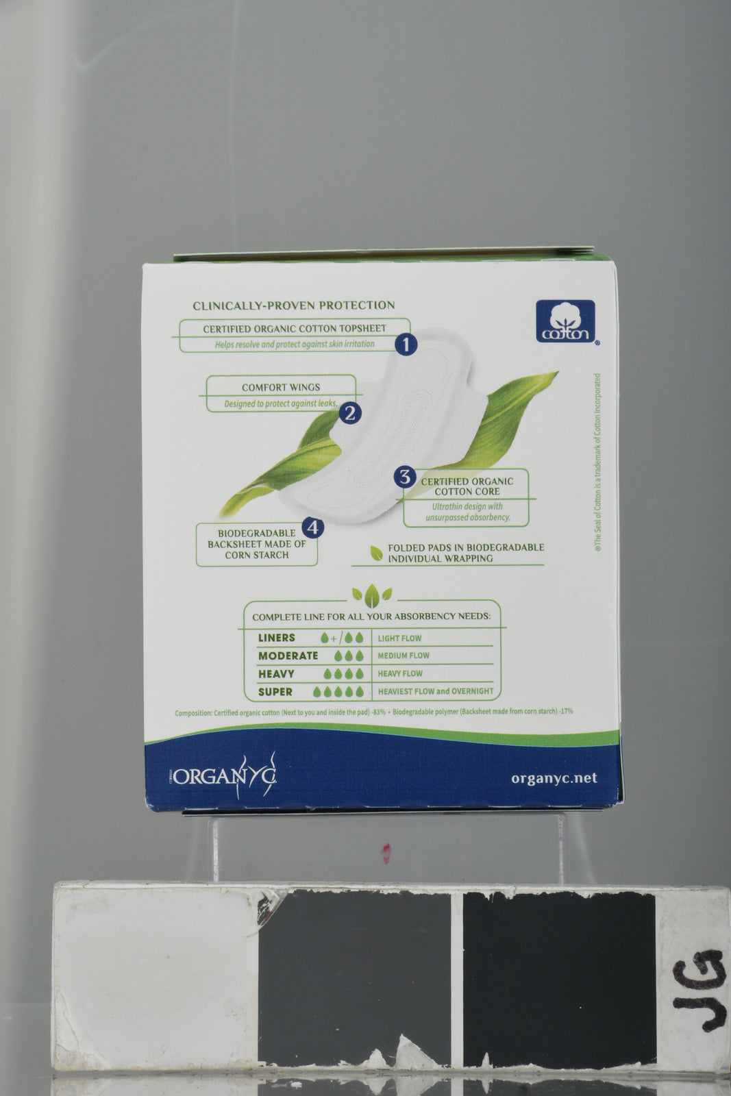 Organyc - Pads Night Ctn Fold W/wng - 1 Each - 10 CT