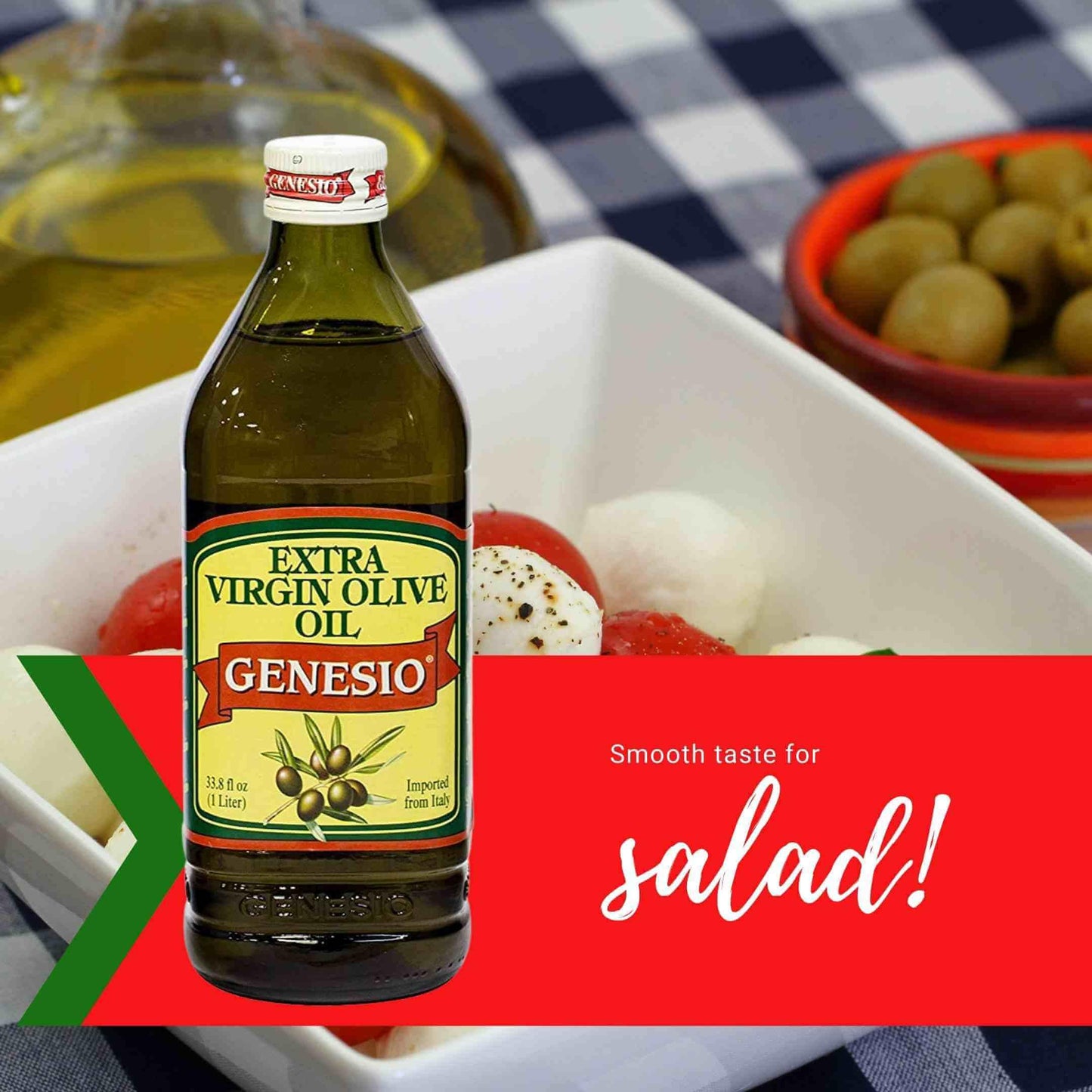 Genesio Premium Grade Extra Virgin Olive Oil – 1 Liter