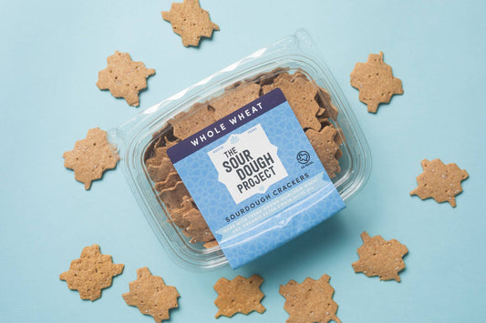 Whole Wheat Sourdough Crackers