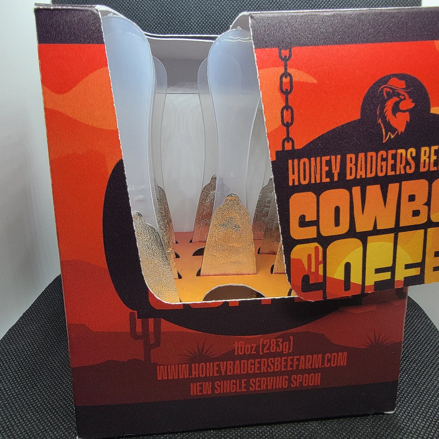 Badgers Honey Spoon /Cowboy Honey Coffee