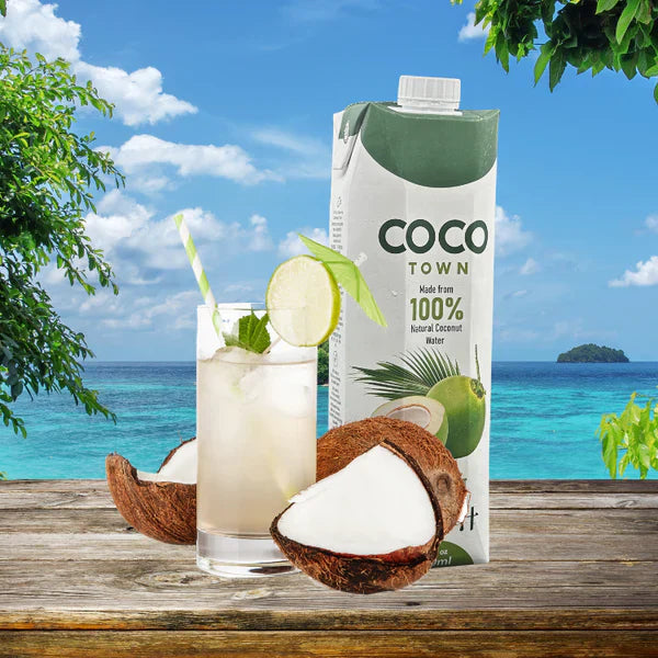 Coco Town - Fresh Coconut Water, 100% Natural Coconut Juice- 1000 ml