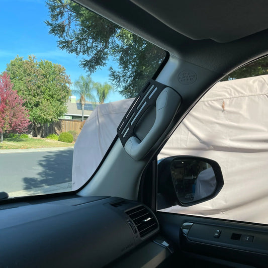 2010-2024 Toyota 4Runner (5th Gen) Passenger Side A-Pillar Grab Handle Accessory Mount For Phones Ham Radios Switch’s Winch Controller Cams Overlanding