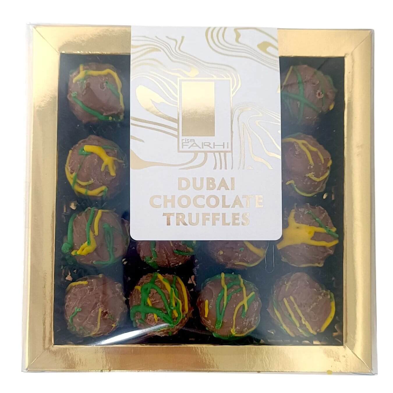 Authentic Dubai Chocolate Truffles - Pistachio & Knafeh Luxury Gift Box (144g)