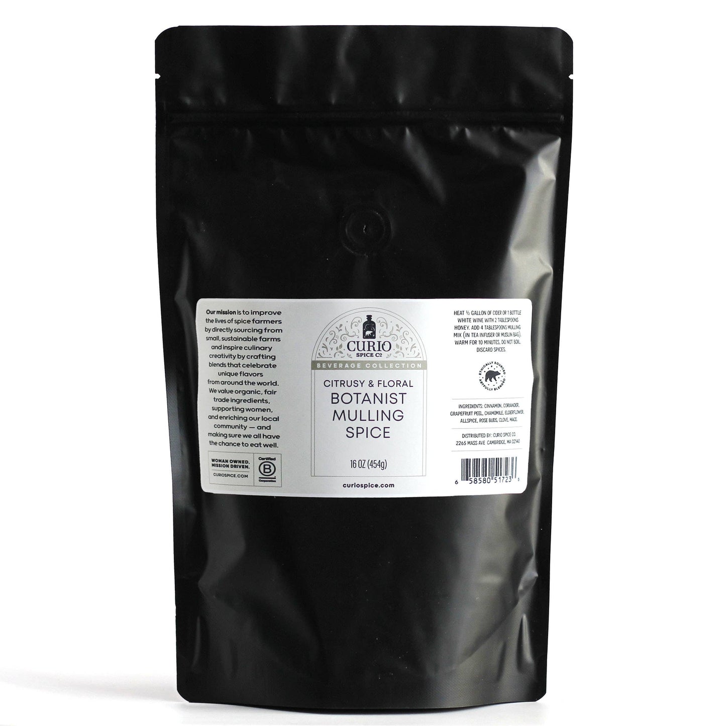 Curio Botanist Mulling Kit Bulk Bag (16 oz) - 6 Pack Case