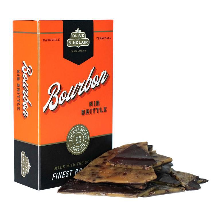 Olive & Sinclair - Bourbon Nib Brittle (6OZ)