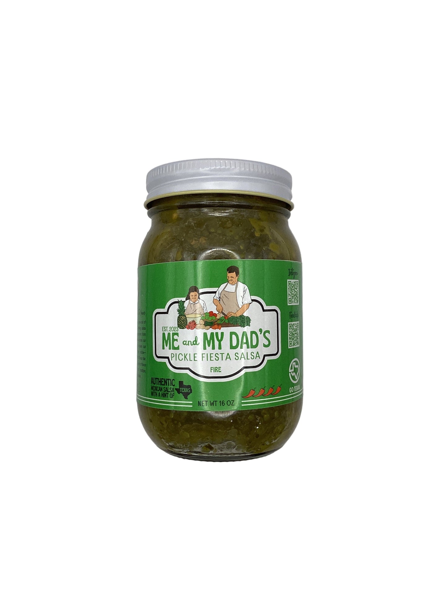 Me and My Dad’s Fire Pickle Fiesta Salsa 16oz