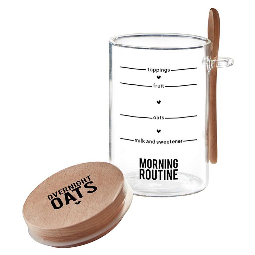 Santa Barbara Design Studio - Overnight Oats Jar w/ Spoon