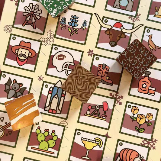 Texas Advent Calendar SA Fudge