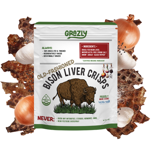 Bison Liver Crisps - 100% Grass-Fed/Finished