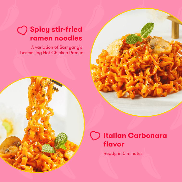 Samyang Buldak Spicy Ramen, Hot Chicken Ramen, 1 Bag with 5 Pack